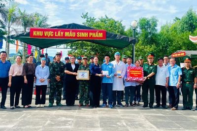 Phó Chủ tịch HĐND tỉnh Huỳnh Thúy Vân thăm, động viên các đơn vị tham gia Chiến dịch 500 ngày đêm