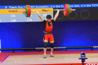 2 lực sĩ Khánh Hòa xuất sắc giành 5 huy chương tại Giải vô địch cử tạ thiếu niên, trẻ châu Á 2026