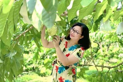Vườn na hút khách
