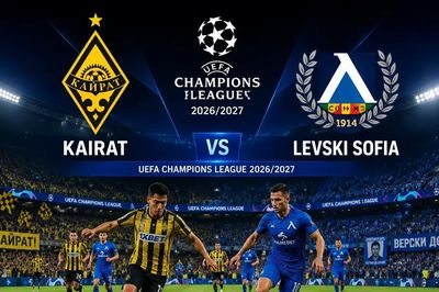 TRỰC TIẾPTrực tiếp Kairat vs Levski Sofia: Đội hình xuất phát