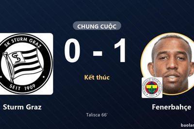 Talisca lập công, Fenerbahçe gieo sầu cho Sturm Graz ngay tại Merkur Arena