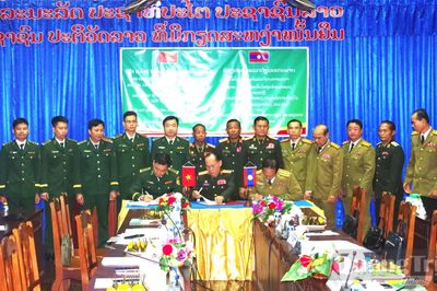 Chung tay phòng, chống tội phạm khu vực biên giới Việt Nam-Lào