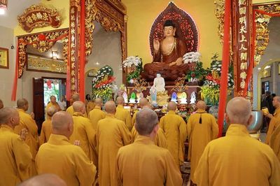 Tây Ninh: Trang nghiêm Lễ khánh tạ Tam bảo chùa Phước Đức - xã Vàm Cỏ