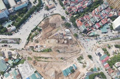 Hà Nội: Công trường nút giao Phạm Tu - đường 70 tăng tốc sau nhiều năm 'đắp chiếu'