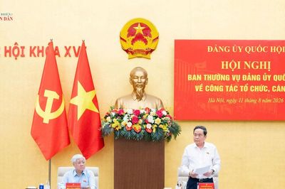 Bí thư Đảng ủy Quốc hội, Chủ tịch Quốc hội Trần Thanh Mẫn chủ trì Hội nghị Ban Thường vụ Đảng ủy Quốc hội