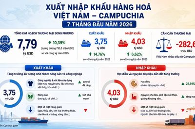 Xuất nhập khẩu Việt Nam - Campuchia duy trì tăng trưởng đạt gần 7,8 tỷ USD