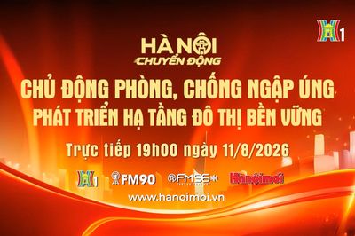Đón xem 'Hà Nội chuyển động' ngày 11/8: Chủ động phòng, chống ngập úng - Phát triển hạ tầng đô thị bền vững