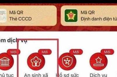 Hướng dẫn người dân tích hợp tài khoản thanh toán, chọn tài khoản nhận an sinh xã hội trên VNeID