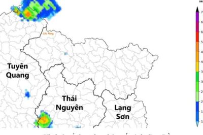 Cảnh báo dông, lốc, sét, mưa đá và mưa lớn cục bộ