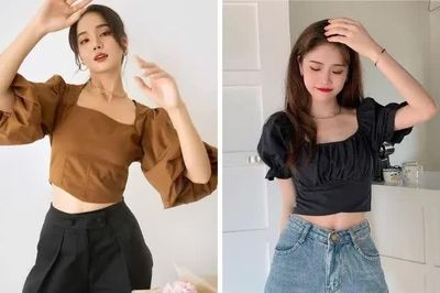 Áo tay phồng trở lại mùa thu, thiết kế giúp nàng tôn dáng đầy tinh tế