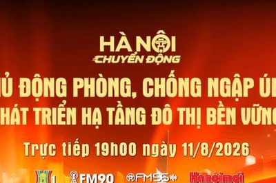 Đón xem Chương trình 'Hà Nội chuyển động' ngày 11-8: Chủ động phòng, chống ngập úng, phát triển hạ tầng đô thị bền vững