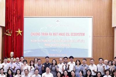 Trường Đại học Sư phạm Hà Nội: Ra mắt Hệ sinh thái trường học sử dụng tiếng Anh như ngôn ngữ thứ hai