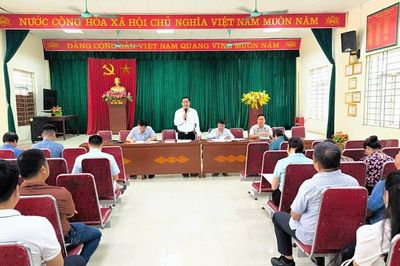 Tháo gỡ vướng mắc trong công tác giải phóng mặt bằng tại xã Thư Lâm