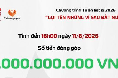Chương trình 'Gọi tên những vì sao đất nước' tiếp nhận hơn 5 tỷ đồng ủng hộ