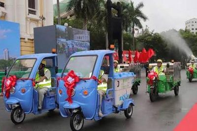 Đề xuất thí điểm sử dụng xe 3 bánh chạy điện để thu gom, vận chuyển rác, hàng hóa và PCCC