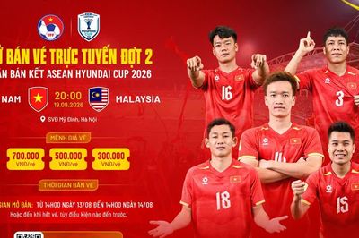 Mở bán đợt 2 vé bán kết Việt Nam - Malaysia