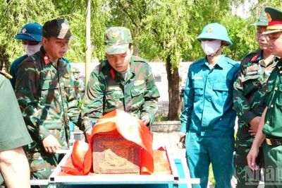 Lâm Đồng hoàn thành lấy mẫu ADN hài cốt liệt sĩ tại các nghĩa trang liệt sĩ