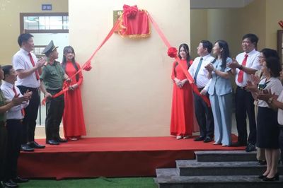 Công an tỉnh Lạng Sơn khánh thành công trình phòng học tại Tràng Định