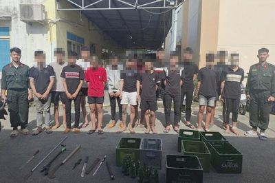 Ngăn chặn 2 nhóm thiếu niên mang hung khí đi giải quyết mâu thuẫn