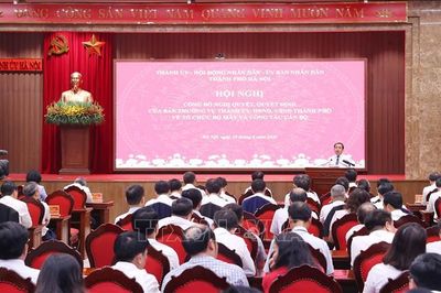 Hà Nội quy định chức năng, nhiệm vụ và tổ chức của 2 sở mới thành lập