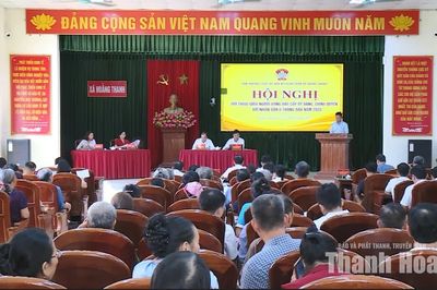 Xã Hoằng Thanh lần đầu tổ chức đối thoại giữa người đứng đầu với Nhân dân