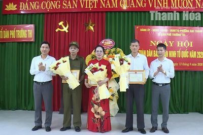 Tổ dân phố Trường Thi tổ chức Ngày hội Toàn dân bảo vệ an ninh Tổ quốc năm 2026