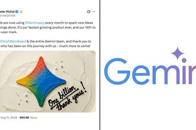 Gemini vượt mốc 1 tỷ người dùng, trở thành sản phẩm tăng trưởng nhanh nhất của Google
