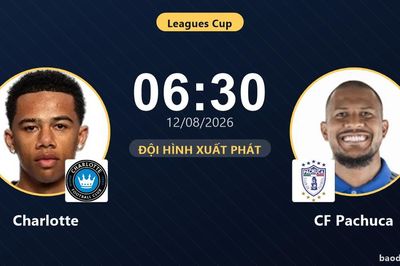 TRỰC TIẾPTrực tiếp Charlotte vs CF Pachuca: Đội hình xuất phát