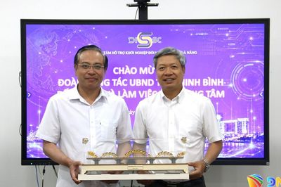 Trao đổi kinh nghiệm xây dựng hệ sinh thái đổi mới sáng tạo giữa Đà Nẵng và Ninh Bình