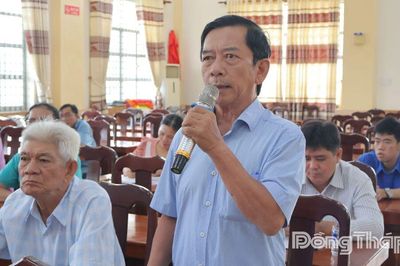 Cử tri xã Chợ Gạo kiến nghị nhiều vấn đề liên quan đến đời sống dân sinh
