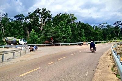 Cấp phép thi công nút giao đường vào Khu di tích lịch sử cách mạng của tỉnh tại xã Krong