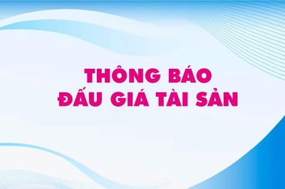 Công ty Đấu giá hợp danh Vạn Thiên Phước thông báo đấu giá tài sản