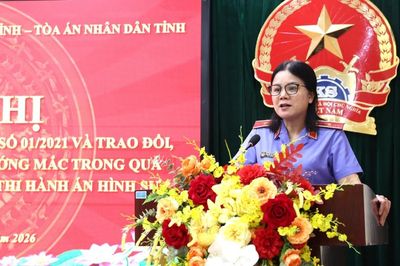 Sơ kết 5 năm thực hiện quy chế phối hợp trong giải quyết và thi hành án hình sự