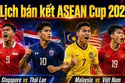 Cập nhật lịch thi đấu bán kết ASEAN Cup 2026 (AFF Cup) mới nhất