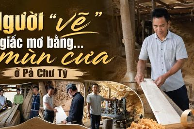 Người “vẽ” giấc mơ bằng… mùn cưa ở Pả Chư Tỷ