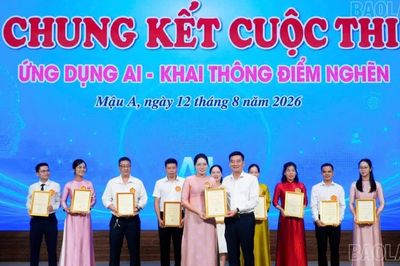 Chung kết Cuộc thi “Ứng dụng AI - Khai thông điểm nghẽn” năm 2026