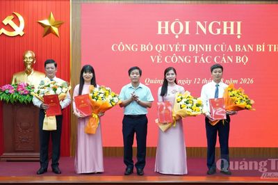 Công bố quyết định của Ban Bí thư về công tác cán bộ