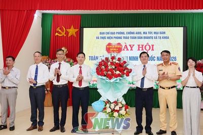 Ngày hội Toàn dân bảo vệ ANTQ xã Tạ Khoa