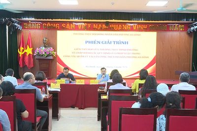 Phường Ba Đình giải trình công tác quản lý 83 tài sản công