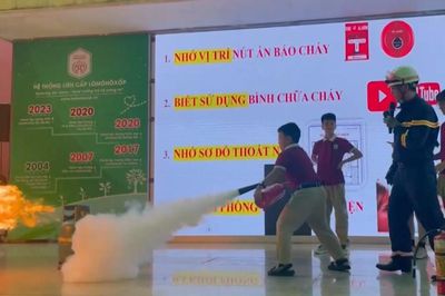 Đảm bảo PCCC để xây dựng môi trường học đường an toàn