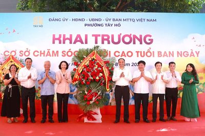 Tây Hồ đưa cơ sở chăm sóc người cao tuổi ban ngày vào hoạt động