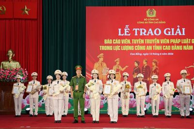 Hội thi báo cáo viên, tuyên truyền viên pháp luật giỏi trong lực lượng Công an tỉnh