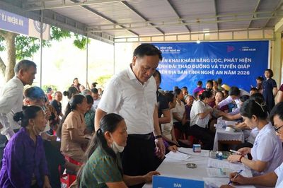 Nghệ An vượt mốc 1,6 triệu người dân được khám sức khỏe miễn phí