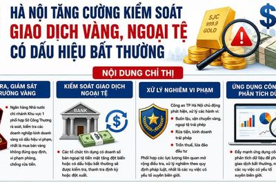 Hà Nội tăng cường kiểm tra giao dịch vàng, ngoại tệ có dấu hiệu bất thường