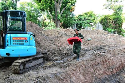 Thêm 18 bộ hài cốt liệt sĩ được quy tập tại Công viên Lê Thị Riêng