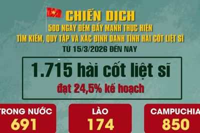 [Video] Chiến dịch 500 ngày đêm: Đã tìm kiếm, quy tập được 1.715 hài cốt liệt sĩ
