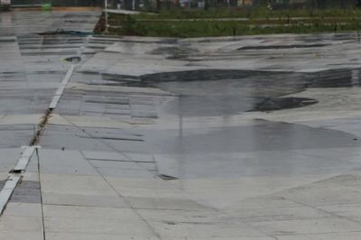 Lâm Đồng: Quảng trường trung tâm Gia Nghĩa mới làm lễ khánh thành đã sụt lún