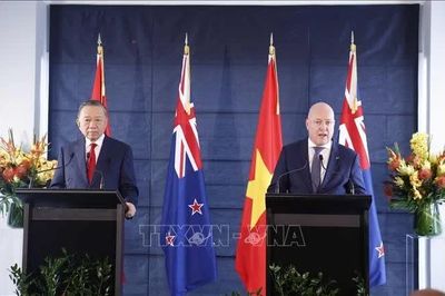 Tổng Bí thư, Chủ tịch nước Tô Lâm và Thủ tướng New Zealand gặp gỡ báo chí