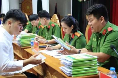 Điểm chuẩn các trường Công an cao nhất 24,42 điểm