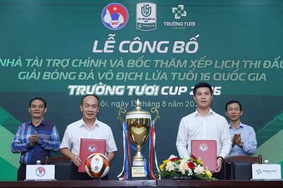 VFF lần đầu tiên tổ chức Giải Bóng đá Vô địch lứa tuổi 16 Quốc gia-Trường Tươi Cup 2026
